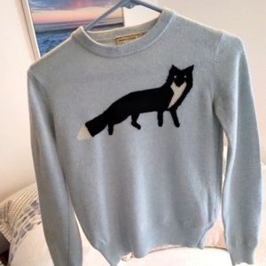 Maison Kitsune Fox Wool Sweater